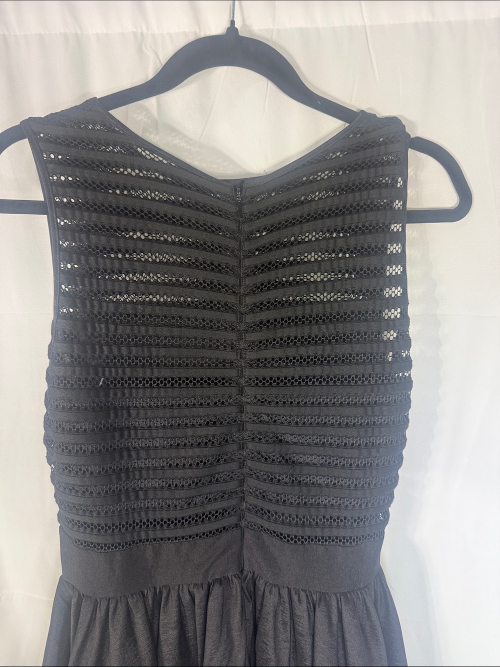 BETSY & ADAM BLACK HIGH-LOW COCKTAIL DRESS SZ 6 - Picture 8 of 10